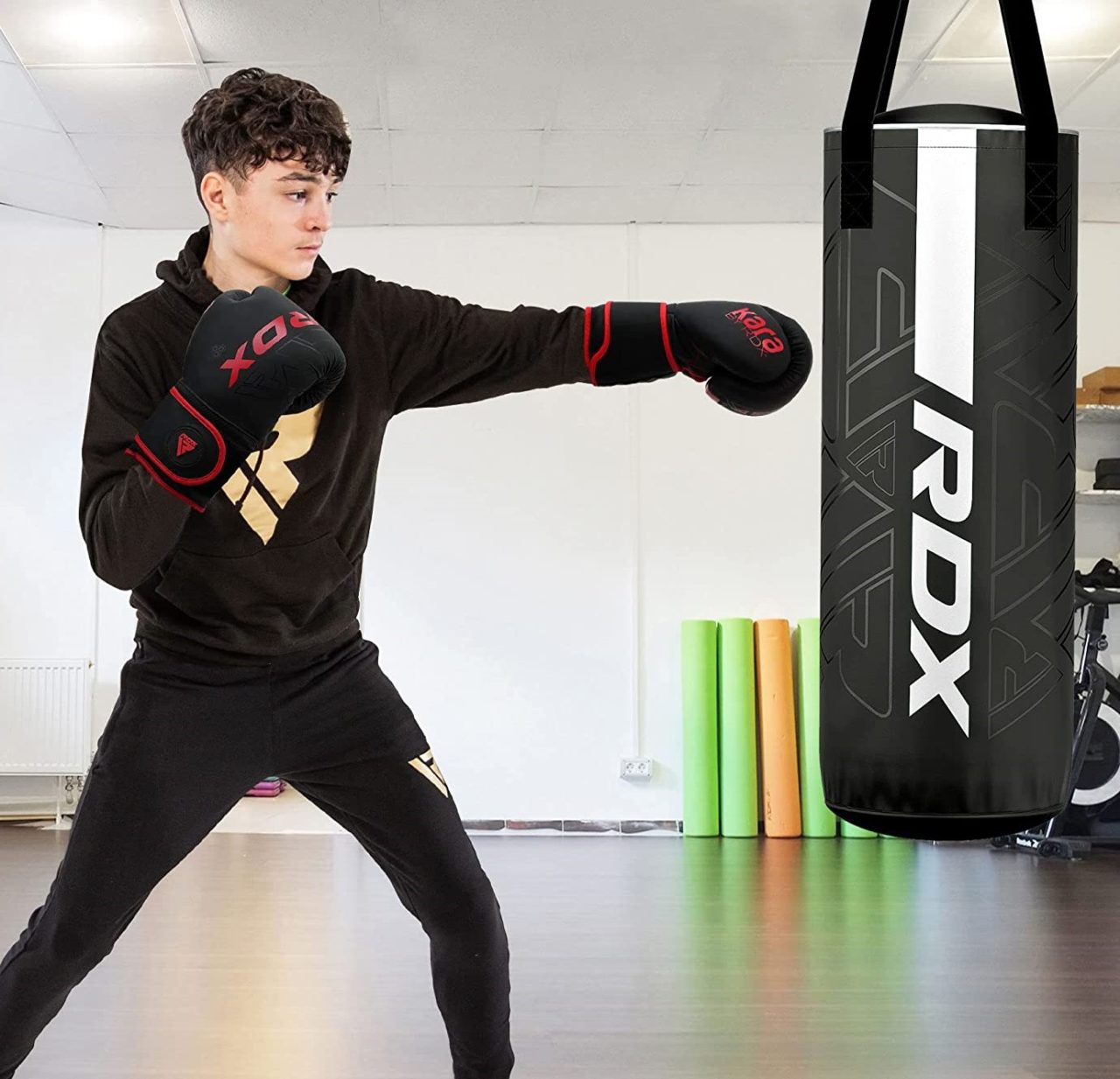 Gants De Boxe Pour Enfants Bavooty - Pour Sac De Frappe, Kickboxing, Muay Thai, Taille 7-14 Ans